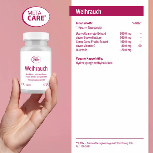 META-CARE Weihrauch Inhaltsstoffe